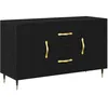 Image de Buffet vidaXL ChÃªne Noir 100x36x60 cm Bois d'ingÃ©nierie