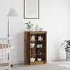 Image de Buffet Vidaxl Avec LumiÃ¨res Led En Bois Ancien 60,5x37x100 Cm