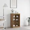 Image de Meuble Tv Vidaxl Avec LumiÃ¨res Led ChÃªne Artisan 60,5x37x100 Cm