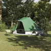 Image de Vidaxl Tente Tipi Avec Toit Vert 466 X 310 X 240 Cm Taffetas