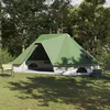 Image de vidaXL Vidaxl Tente Familiale Tipi Verte 10 Personnes Imperméable