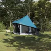 Image de Vidaxl Tente Tipi Avec Toit Bleu 404 X 370 X 270 Cm Taffetas