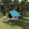Image de vidaXL Vidaxl Tente Familiale Tipi Bleue Imperméable Pour 8 Personnes