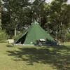 Image de vidaXL Vidaxl Tente Familiale Tipi Verte 12 Personnes Imperméable