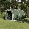 Image de Vidaxl Tente De Rangement Pour VÃ©los Avec Toit Vert 256 X 222 X 182 Cm