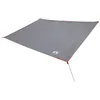 Image de Vidaxl Auvent De Camping En Gris Et Orange - 350 X 240 Cm, Ãtanche.