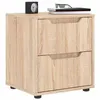 Image de vidaXL Table de chevet VISNES chêne sonoma 45x40x50 cm bois ingénierie4108283
