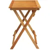 Image de vidaXL Vidaxl Table De Jardin Pliante Rectangulaire 100x55x75 Cm Bois Massif Acacia