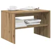 Image de vidaXL Meuble TV chêne artisanal 60x40x40 cm bois d'ingénierie859108