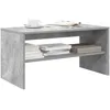 Image de vidaXL Meuble TV Gris cement 80 x 40 x 40 cm Aggloméré