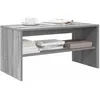 Image de vidaXL Meuble TV sonoma gris 80x40x40 cm bois d'ingÃ©nierie