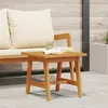Image de vidaXL Table D'appoint Vidaxl 45x45x40 Cm En Bois D'acacia Massif