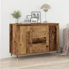 Image de Buffet Vidaxl Avec Portes Et Tiroirs En Vieux Bois 101,5x35x70 Cm