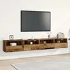 Image de Meubles Tv Vidaxl 2 Pcs Bois Vieilli 100x30x30 Cm Bois D'ingÃ©nierie