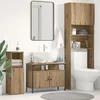 Image de Meuble sous-vasque de salle de bain vidaXL ChÃªne Artisan 80x30x60 cm Bois agglomÃ©rÃ©