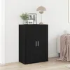 Image de vidaXL Buffet ChÃªne Noir 60x31x84 cm Bois de Placage