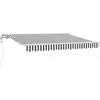 Image de vidaXL Vidaxl Auvent Rétractable Anthracite Et Blanc 3 X 2 M