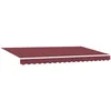 Image de vidaXL Auvent RÃ©tractable Rouge bordeaux et Anthracite