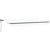 Image de vidaXL Vidaxl Auvent Rétractable Blanc Et Anthracite