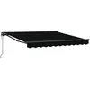 Image de Vidaxl Auvent RÃ©tractable Noir 350x250 Cm Polyester