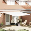 Image de Vidaxl Auvent RÃ©tractable With 400 Ã 350 Cm Blanc