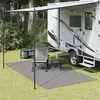 Image de Tapis De Tente Vidaxl Anthracite 4x2 M Anthracite PolyÃ©thylÃ¨ne 5 X 3.5 M