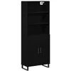 Image de Haut de vidaXL ChÃªne Noir 69.5x34x180 cm Bois d'ingÃ©nierie, Buffet vidaXL ChÃªne Noir 69.5x34x90 cm Bois d'ingÃ©nierie, Cabinet mural suspendu vidaXL ChÃªne Noir 69.5 x 32.5 x 90 cm