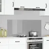 Image de vidaXL Vidaxl Plan De Cuisine Gris Clair 120x50x0,6 Cm En Verre Trempé