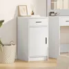 Image de Buffet vidaXL Blanc 40x41x75 cm en bois d'ingÃ©nierie