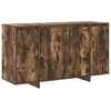 Image de Vidaxl Buffet En ChÃªne FumÃ© ChÃªne FumÃ© Bois 135 X 41 X 75 Cm Rangement