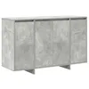Image de vidaXL Buffet gris bÃ©ton Gris bÃ©ton MÃ©lamine 120 x 41 x 75 cm
