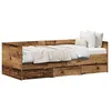 Image de vidaXL Lit d'appoint rustique Bois ancien Bois d'ingÃ©nierie 90 x 200 cm