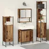 Image de Vidaxl Ensemble De Mobilier De Salle De Bain De 4 PiÃ¨ces Bois UsÃ©