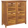 Image de vidaXL Vidaxl Armoire De Jardin Marron 78 X 36.5 X 78cm Bois D'acacia Massif