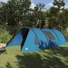 Image de Vidaxl Tente Tunnel Avec Toit Bleu Et Gris 778 X 356 X 210 Cm