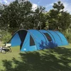 Image de Vidaxl Tente Tunnel Avec Toit Bleu Et Gris 778 X 356 X 210 Cm