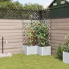 Image de JardiniÃ¨res Vidaxl Avec SystÃ¨me D'irrigation De 3 Pcs Blanc