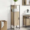 Image de vidaXL Vidaxl Armoire Haute De Rangement Chêne Clair Bois D'ingénierie