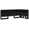 Image de vidaXL TÃªte de lit de rangement ChÃªne noir 100 cm Melamine