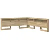 Image de vidaXL TÃªte de lit de rangement ChÃªne sonoma 180 cm Bois d'ingÃ©nierie