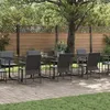 Image de Ensemble de jardin pour manger de 16 piÃ¨ces avec des coussins en acier et en textilÃ¨ne