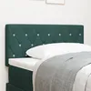 Image de TÃªte de lit vidaXL en velours vert foncÃ© avec boutons en cristal 90 cm