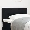 Image de TÃªte de lit capitonnÃ©e noire 80 cm en tissu