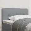 Image de TÃªte de lit vidaXL Bouton CapitonnÃ© Gris clair 90 cm Tissu
