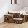 Image de Meuble De Rangement Vidaxl ChÃªne FumÃ© 108x41x40 Cm Bois ReconstituÃ©