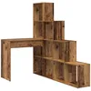 Image de vidaXL Vidaxl Bureau D'angle Bois Ancien 101.5 X 149.5 X 149.5 Cm