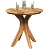 Image de vidaXL Vidaxl Table Basse De Jardin Ø55x51 Cm Bois Massif De Teck