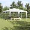 Image de vidaXL Vidaxl Tente De Fête Blanche 4x4 M Pe