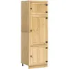 Image de vidaXL vidaXL Armoire avec étagère avec porte Miel 60 x 32 x 40 cm Pin massif