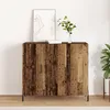 Image de Buffet Vidaxl En Bois Vieilli 90x34x80 Cm En Bois D'ingÃ©nierie